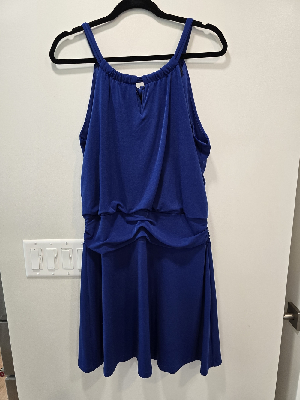 Valerie Bertinelli Royal Blue Dress